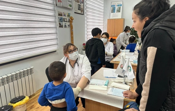 Ağdamın balaca sakinləri həkim müayinəsindən keçdilər