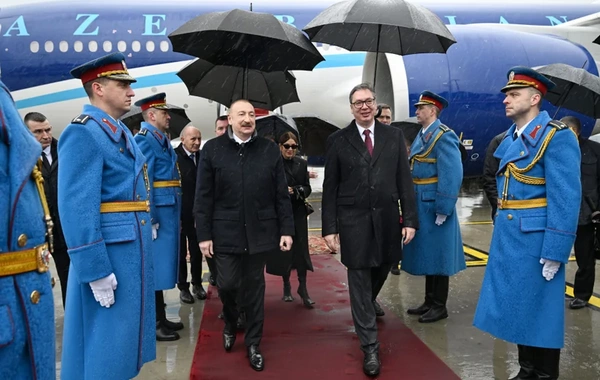 Azərbaycan Prezidentinin Serbiyaya səfərinə dair videoçarx paylaşılıb