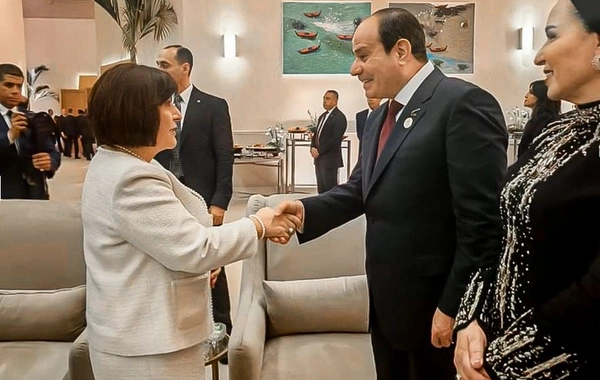 Sahibə Qafarova Böyük Misir Muzeyinin açılış mərasimində iştirak edib