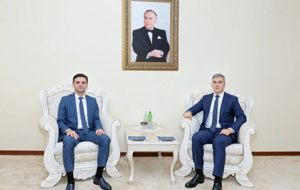DMX rəisi dördüncü "Yüksəliş" müsabiqəsinin qalibi ilə görüşüb