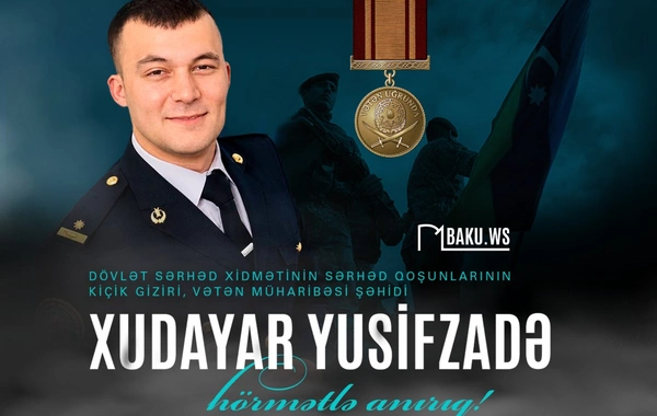 Bu gün Xudayar Yusifzadənin şəhid olduğu gündür