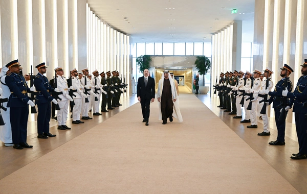 Prezident İlham Əliyev Birləşmiş Ərəb Əmirliklərinə səfərə gəlib