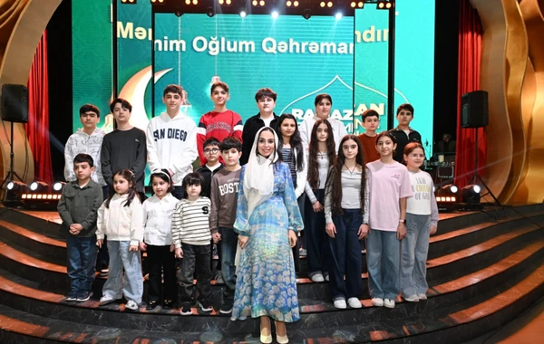 Leyla Əliyeva şəhid ailələri ilə birlikdə iftar süfrəsində iştirak edib