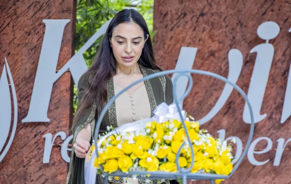 Leyla Əliyeva Kiqali Soyqırımı Memorialını ziyarət edib