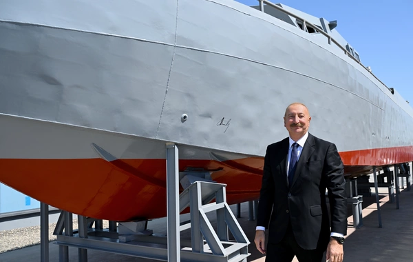 Prezident İlham Əliyev Hərbi Dəniz Qüvvələrində olub