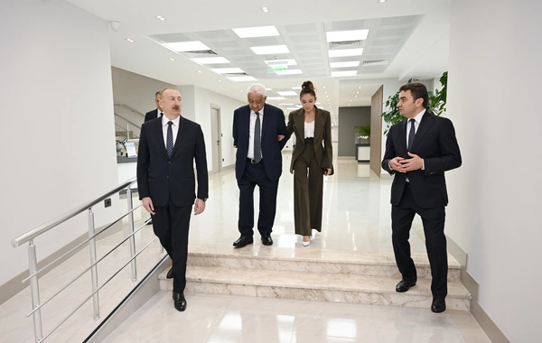 Prezident İlham Əliyev Milli Aviasiya Akademiyasında Beynəlxalq Təlim Mərkəzinin açılışında iştirak edib