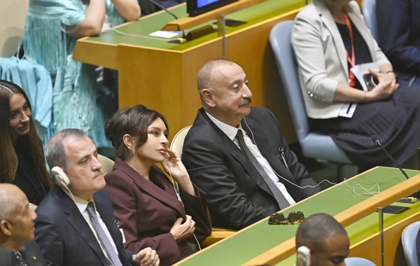 Prezident və birinci xanım BMT Baş Assambleyasının 80-ci sessiyası çərçivəsində yüksəksəviyyəli müzakirələrdə iştirak ediblər