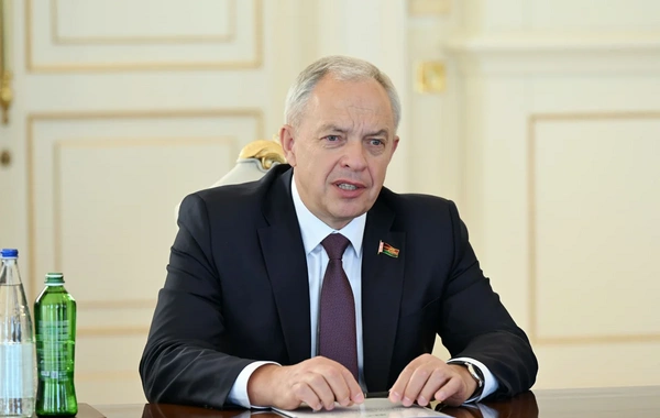 İlham Əliyev Belarus Milli Assambleyası Nümayəndələr Palatasının sədrini qəbul edib