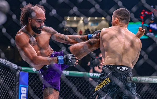 Bakıda tarixi UFC gecəsi: Fiziyevdən möhtəşəm qələbə - FOTOREPORTAJ