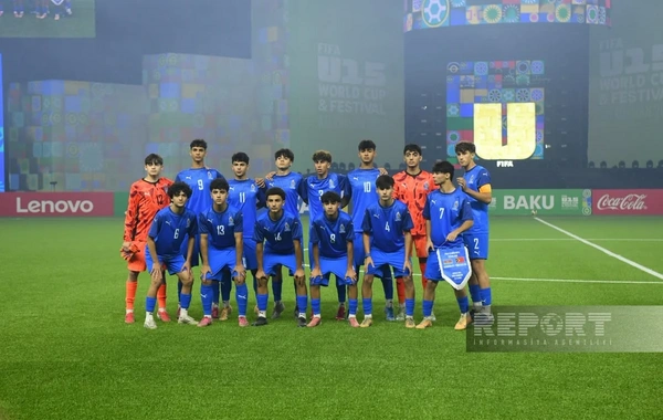 Azərbaycan komandası FIFA U-15 dünya çempionatına böyükhesablı qələbə ilə başlayıb