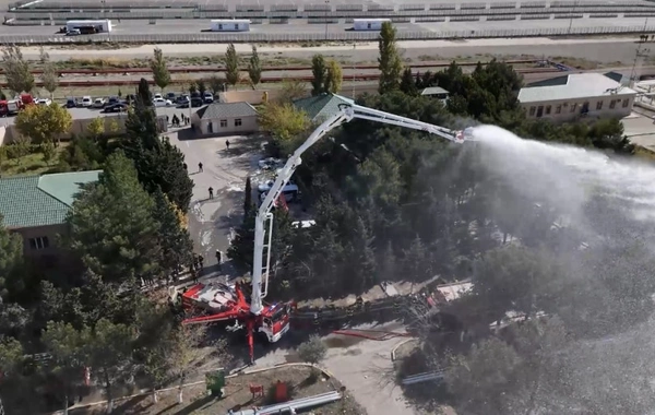 DYMX Neft Emalı Zavodunda yanğın-taktiki təlim keçirib