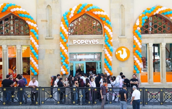 "Popeyes" Azərbaycanda üçüncü ən böyük filialını açdı