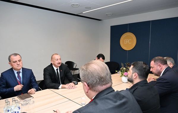 Ilham Aliyev met with the President of Ukraine in Copenhagen