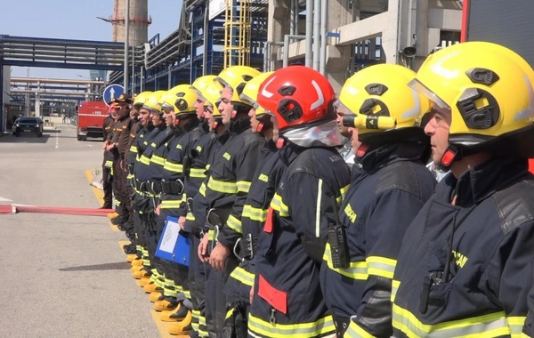 FHN Neft Emalı Zavodunda yanğın-taktiki təlim keçirib