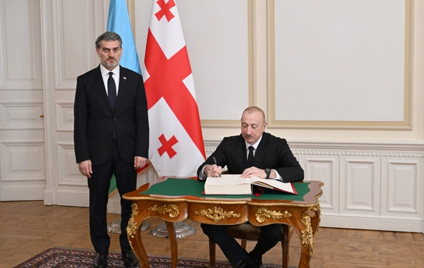 İlham Əliyevin Gürcüstanın Prezidenti ilə təkbətək görüşü olub