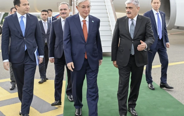 Qazaxıstan Prezidenti Azərbaycana gəlib