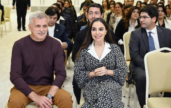 Leyla Əliyeva "Hirkan" sənədli filminin təqdimatında iştirak edib
