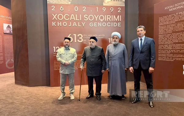 Beynəlxalq konfransın iştirakçıları Xocalı Soyqırımı Memorialı ilə tanış olublar