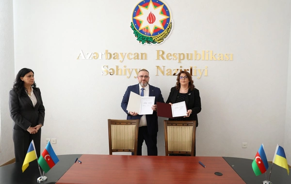 Ukrayna və Azərbaycan səhiyyə nazirləri saziş imzalayıb, əməkdaşlıq genişləndirilir Ukrayna və Azərbaycan səhiyyə nazirləri saziş imzalayıb, əməkdaşlıq genişləndirilir