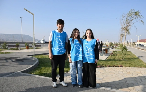 Leyla Əliyeva Qaradağda yeni parkın açılışında iştirak edib