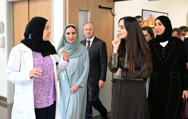 Leyla Aliyeva visited the Comprehensive Cancer Treatment and Research Center in Muscat