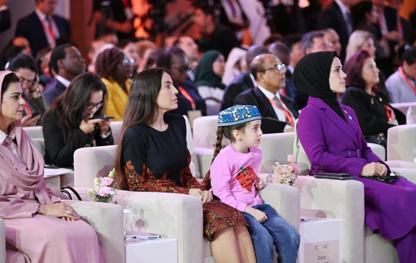 Leyla Əliyeva Səmərqənddə Uşaqların rifahına investisiya mövzusunda Ümumdünya Sammitinin açılışında iştirak edib
