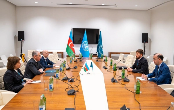Muxtar Babayev Rusiya Prezidentinin iqlim məsələləri üzrə xüsusi nümayəndəsi ilə görüşüb