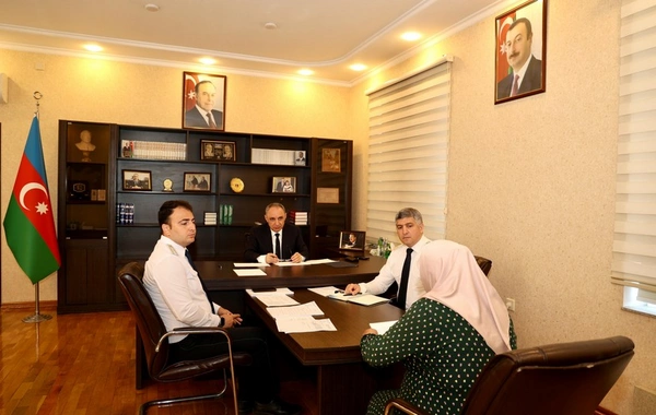Baş prokuror Xaçmazda vətəndaşları qəbul edib
