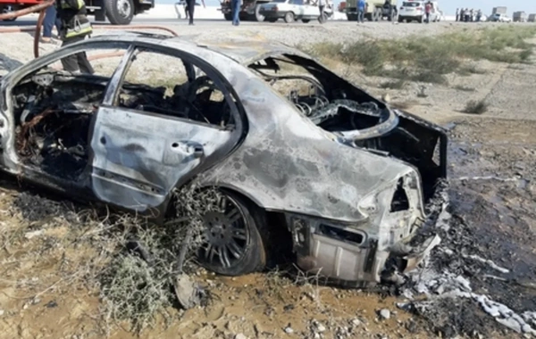 Sarayda avtomobil partlayıb, xəsarət alan var
