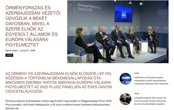 Prezident İlham Əliyevin Davos Forumundakı fikirləri dünya məbuatında işıqlandırılıb