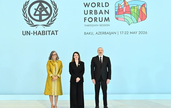 İlham Əliyev Ümumdünya Şəhərsalma Forumunun 13-cü Sessiyasının açılış mərasimində iştirak edir