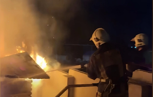 Zirədə söhbətgah yanıb