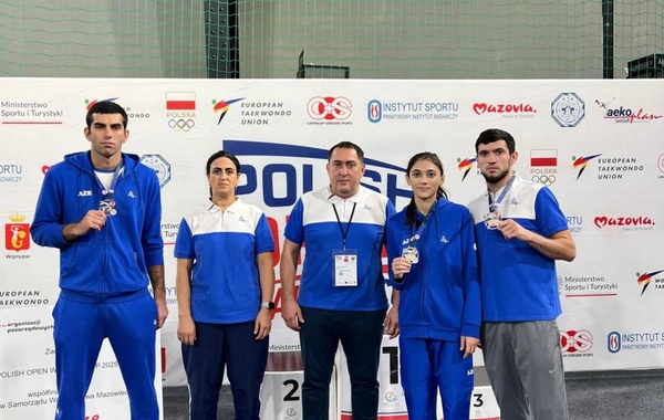 Azərbaycan taekvondoçuları Polşada 3 medal qazanıblar