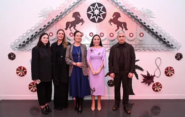 Leyla Aliyeva attended the exhibition "A House with a View of the Landscape"