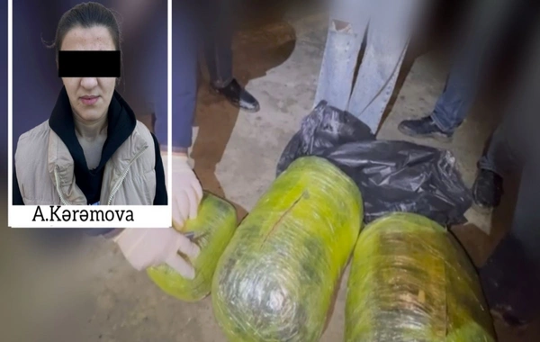 Sabirabadda qadın 14 kiloqram narkotiklə ƏLƏ KEÇDİ