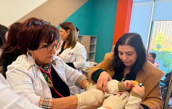 Füzulidə qadınlar və yenidoğulmuşlar üçün səyyar tibbi aksiya keçirilib