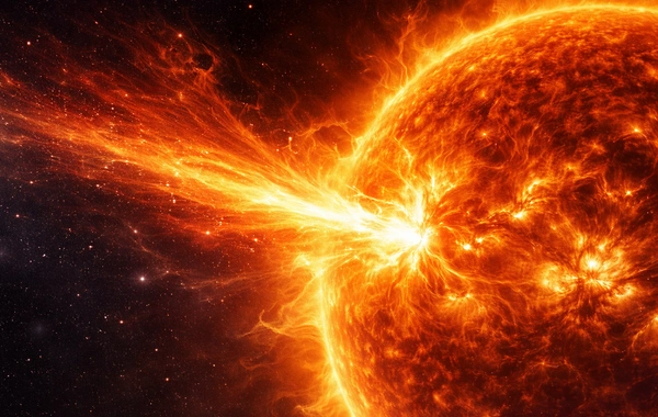 На Солнце произошла вспышка высочайшего класса