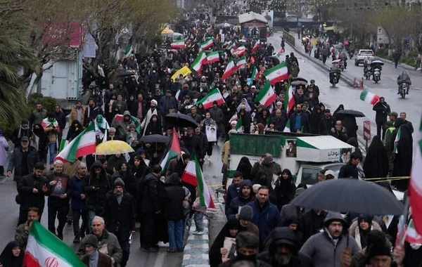 Tehranda mitinq keçirilən ərazidə partlayış oldu