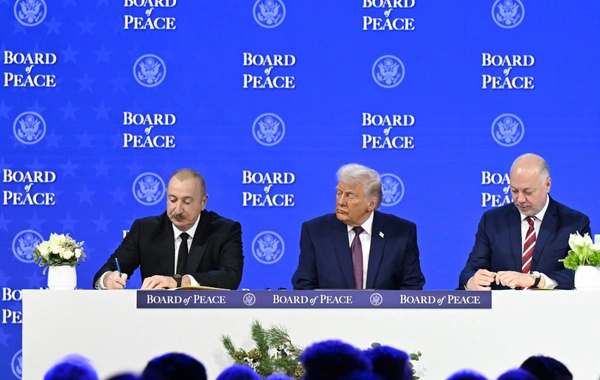 ABŞ Prezidenti Donald Trampın təşəbbüsü ilə yaradılan Sülh Şurası təsis edilib