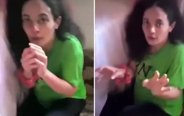 Həyat yoldaşını döyən kişi bunu canlı yayımda nümayiş etdirdi