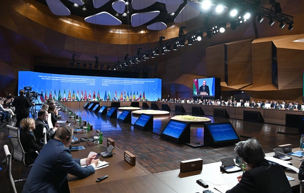 Президент Ильхам Алиев принимает участие в 12-м заседании Консультативного совета ЮГК