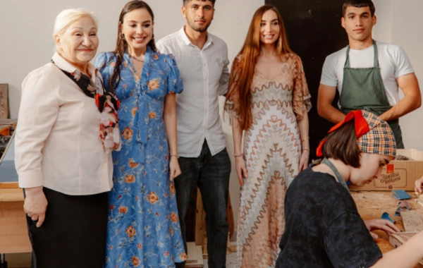Leyla Əliyeva və Arzu Əliyeva 11 nömrəli inteqrasiya təlimli internat tipli ümumtəhsil məktəbində olublar