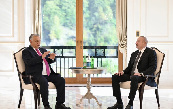 Azərbaycan Prezidenti Qəbələdə Macarıstanın Baş naziri ilə görüşüb