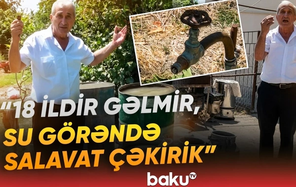 Şabran sakinlərinin bitməyən SU DƏRDİ: Xəstəlik mənbəyidir