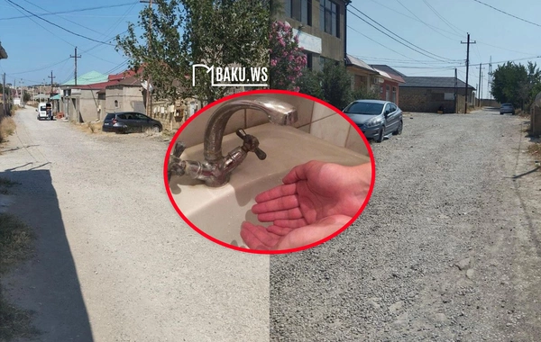 Sarayda 50-dən çox ailə 10 gündür susuz qalıb