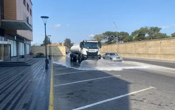 Bugünkü iməcilikdə Bakının 556 küçəsi yuyuldu