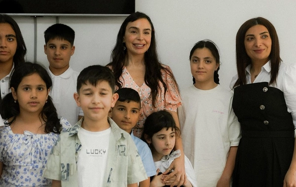 Leyla Əliyeva və Arzu Əliyeva Xızı rayonuna səfər edib