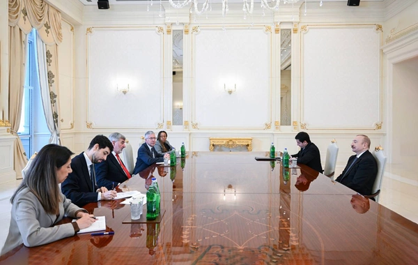 İlham Əliyev Böyük Britaniyanın Azərbaycan üzrə ticarət elçisini qəbul edib