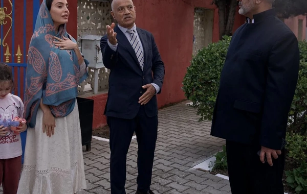 Leyla Əliyeva Masallıda Cümə məscidini ziyarət edib