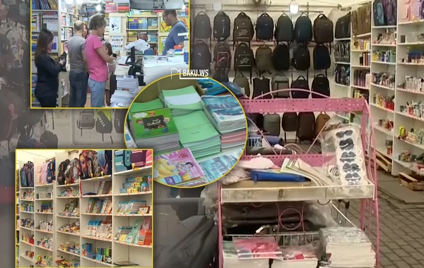 Yeni mövsüm yaxınlaşır - Məktəb ləvazimatlarının QİYMƏTLƏRİ